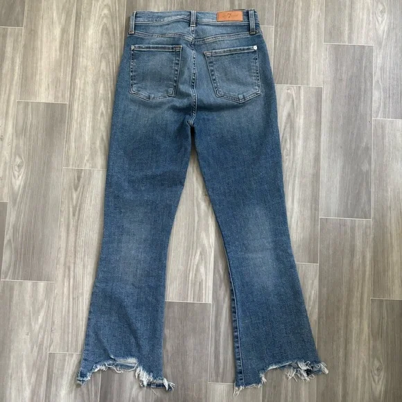 • [7 for all Mankind] High Waist Slim Kick Jean • - Picture 7 of 11